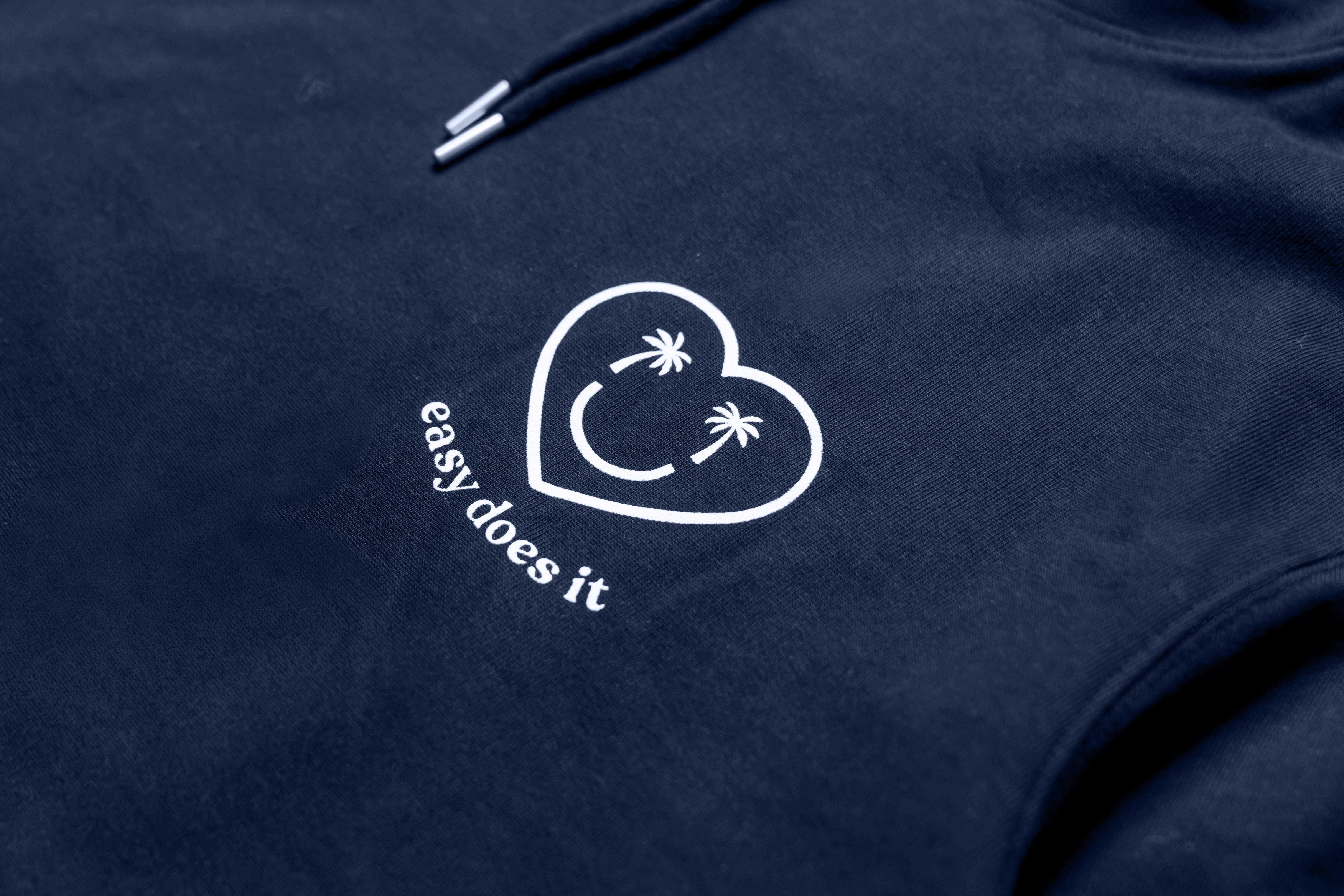 NEVER A DAYS TROUBLE Stanley Stella Hoodie BLACK